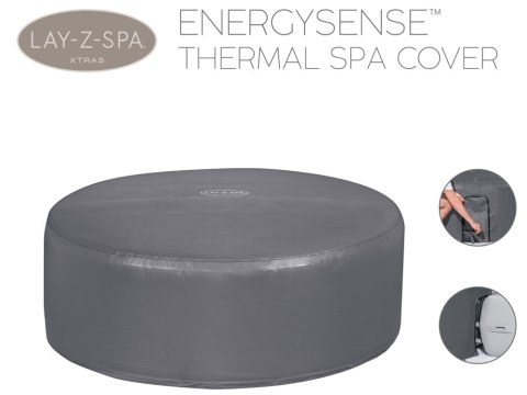 Bestway ENEGYSENSE Pokrywa termiczna pokrowiec do Lay-Z-Spa 180x66cm 60317 Bestway ENEGYSENSE Pokrywa termiczna pokrowiec do Lay-Z-Spa 180x66cm 60317