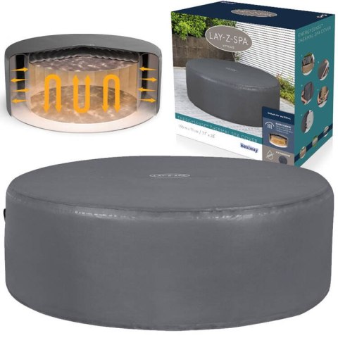 Bestway ENEGYSENSE Pokrywa termiczna pokrowiec do Lay-Z-Spa 196cm 60318 Bestway ENEGYSENSE Pokrywa termiczna pokrowiec do Lay-Z-Spa 196cm 60318