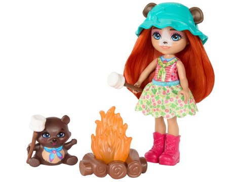 Enchantimals zestaw wycieczka pod namiot kemping lalka miś ZA5995 Enchantimals zestaw wycieczka pod namiot kemping lalka miś ZA5995