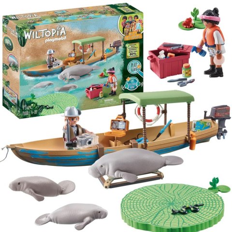 Klocki Playmobil 71010 Wycieczka łodzią -Wiltopia. Zestaw 71 elem. ZA5997 Klocki Playmobil 71010 Wycieczka łodzią -Wiltopia. Zestaw 71 elem. ZA5997
