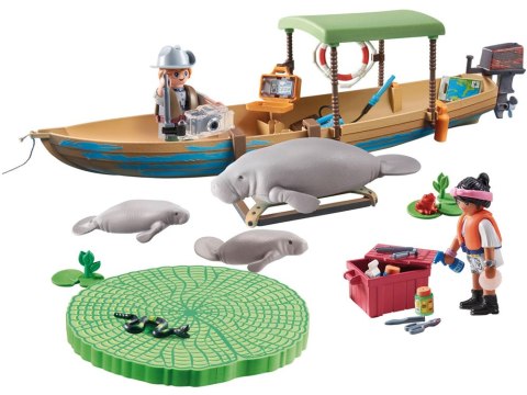 Klocki Playmobil 71010 Wycieczka łodzią -Wiltopia. Zestaw 71 elem. ZA5997 Klocki Playmobil 71010 Wycieczka łodzią -Wiltopia. Zestaw 71 elem. ZA5997