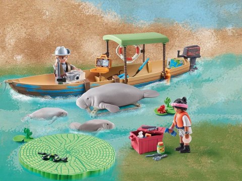 Klocki Playmobil 71010 Wycieczka łodzią -Wiltopia. Zestaw 71 elem. ZA5997 Klocki Playmobil 71010 Wycieczka łodzią -Wiltopia. Zestaw 71 elem. ZA5997