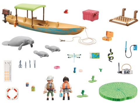 Klocki Playmobil 71010 Wycieczka łodzią -Wiltopia. Zestaw 71 elem. ZA5997 Klocki Playmobil 71010 Wycieczka łodzią -Wiltopia. Zestaw 71 elem. ZA5997