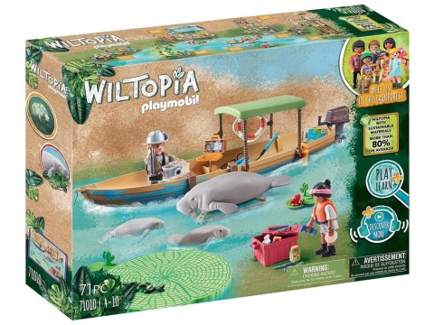 Klocki Playmobil 71010 Wycieczka łodzią -Wiltopia. Zestaw 71 elem. ZA5997 Klocki Playmobil 71010 Wycieczka łodzią -Wiltopia. Zestaw 71 elem. ZA5997
