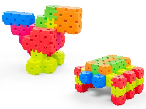 Klocki WAFLE MEli Basic Neon Travel Box 250 50090 ZA5665 Klocki WAFLE MEli Basic Neon Travel Box 250 50090 ZA5665