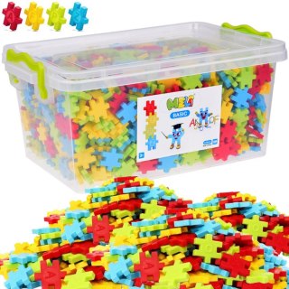 Konstrukcyjne Klocki Wafle Basic Letters1200-elementów z literkami ZA5668
