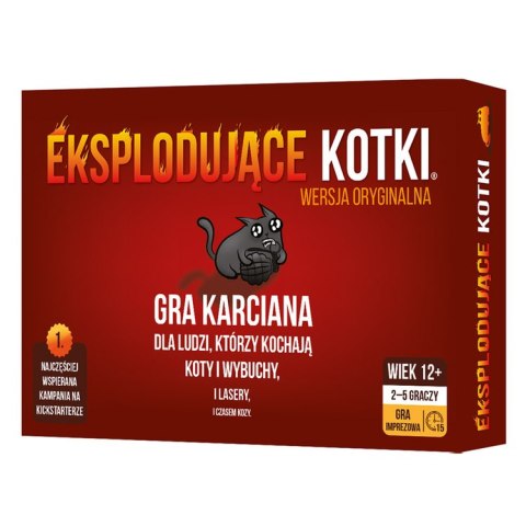 Rebel Imprezowa gra karciana Eksplodujące kotki 12+ GR0748 Rebel Imprezowa gra karciana Eksplodujące kotki 12+ GR0748
