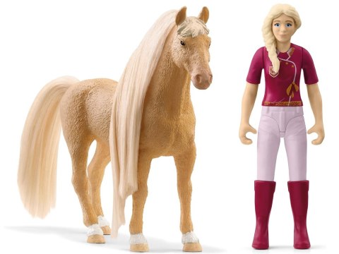 Schleich obrotowa stacja do pielęgnacji koni Sofia koń figurka akc ZA6003