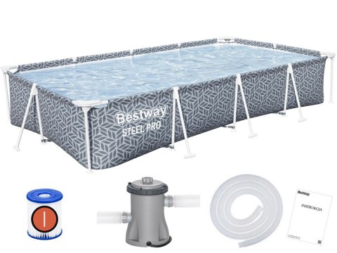 Bestway Basen STELAŻOWY 366x201x66cm 7w1 561FV Bestway Basen STELAŻOWY 366x201x66cm 7w1 561FV