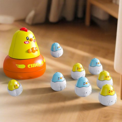 WOOPIE Gra Zręcznościowa Łowienie Kurczaczków 2w1 Katapulta