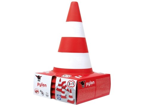 BIG Pachołki drogowe Zestaw 4 pachołków BIG Pachołki drogowe Zestaw 4 pachołków