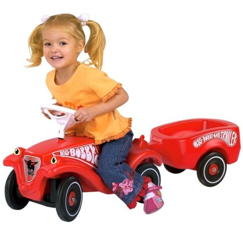 BIG Przyczepka do jeździka Bobby Car czerwona BIG Przyczepka do jeździka Bobby Car czerwona