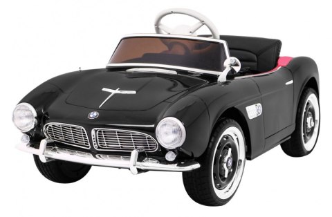 Autko BMW 507 Retro elektryczne dla dzieci Czarny Roadster Autko BMW 507 Retro elektryczne dla dzieci Czarny Roadster