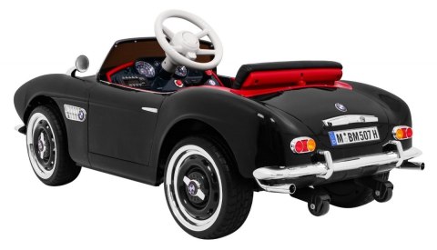 Autko BMW 507 Retro elektryczne dla dzieci Czarny Roadster Autko BMW 507 Retro elektryczne dla dzieci Czarny Roadster