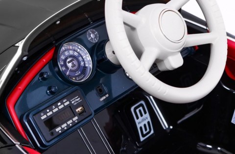 Autko BMW 507 Retro elektryczne dla dzieci Czarny Roadster Autko BMW 507 Retro elektryczne dla dzieci Czarny Roadster