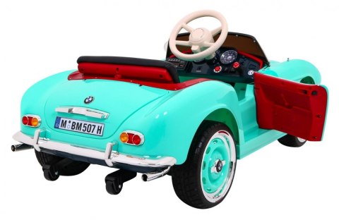 Autko BMW 507 Retro elektryczne dla dzieci Zielony Autko BMW 507 Retro elektryczne dla dzieci Zielony