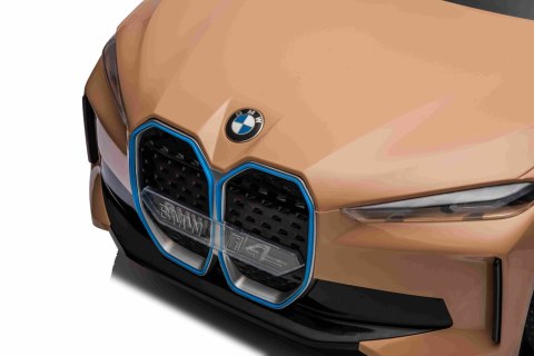 Autko BMW i4 na akumulator dla dzieci Złoty Autko BMW i4 na akumulator dla dzieci Złoty