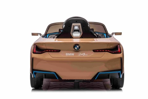 Autko BMW i4 na akumulator dla dzieci Złoty Autko BMW i4 na akumulator dla dzieci Złoty