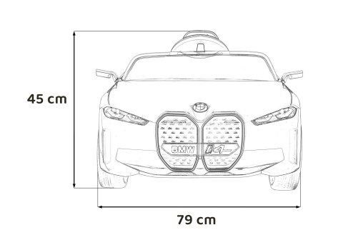 Autko BMW i4 na akumulator dla dzieci Złoty Autko BMW i4 na akumulator dla dzieci Złoty