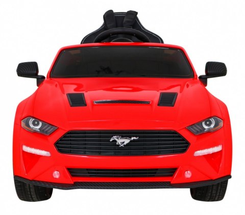 Autko Ford Mustang GT na akumulator dla dzieci Czerwony