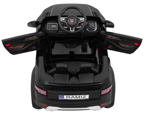 Autko Rapid Racer elektryczne dla dzieci, Czarny SUV + Pilot