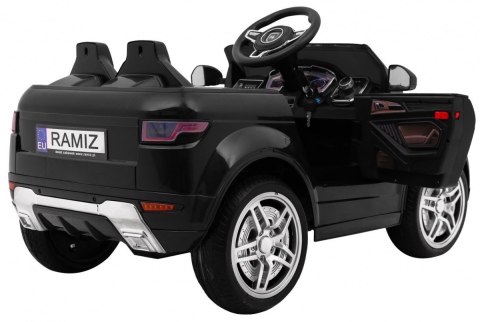 Autko Rapid Racer elektryczne dla dzieci, Czarny SUV + Pilot