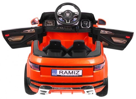 Autko Rapid Racer elektryczne dla dzieci, Pomarańczowy SUV + Pilot Autko Rapid Racer elektryczne dla dzieci, Pomarańczowy SUV + Pilot