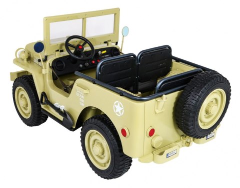 Autko Wojskowe Retro dla 3 dzieci Matcha 4x4 Autko Wojskowe Retro dla 3 dzieci Matcha 4x4
