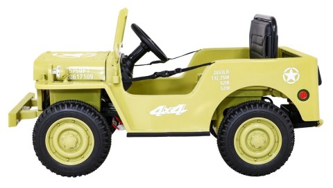 Autko Wojskowe Retro dla dzieci Beżowy + Napęd 4x4 Autko Wojskowe Retro dla dzieci Beżowy + Napęd 4x4