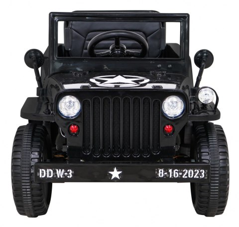 Autko Wojskowe Retro dla dzieci Czarny + Napęd 4x4 Autko Wojskowe Retro dla dzieci Czarny + Napęd 4x4