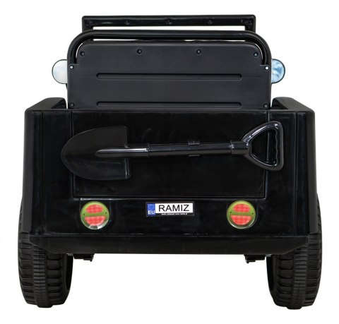 Autko Wojskowe Retro dla dzieci Czarny + Napęd 4x4 Autko Wojskowe Retro dla dzieci Czarny + Napęd 4x4