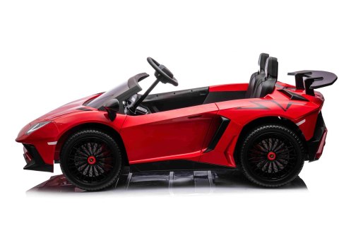 Auto Lamborghini Aventador SV na akumulator dla 2 dzieci Czerwony + Pilot 2,4 GHz + Pianka EVA + Audio LED Auto Lamborghini Aventador SV na akumulator dla 2 dzieci Czerwony + Pilot 2,4 GHz + Pianka EVA + Audio LED