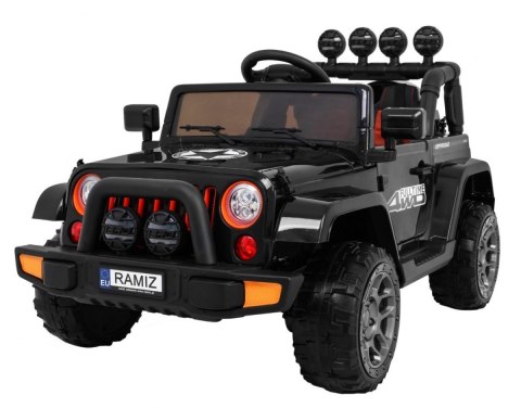 Auto Terenowe Full Time 4WD dla dzieci Czarny + Napęd 4x4 + Pilot Auto Terenowe Full Time 4WD dla dzieci Czarny + Napęd 4x4 + Pilot