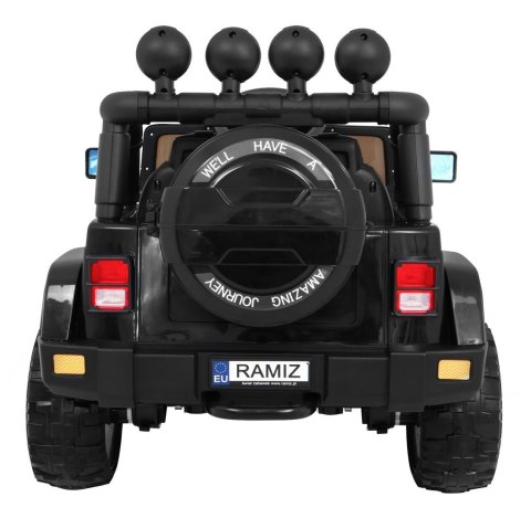 Auto Terenowe Full Time 4WD dla dzieci Czarny + Napęd 4x4 + Pilot Auto Terenowe Full Time 4WD dla dzieci Czarny + Napęd 4x4 + Pilot