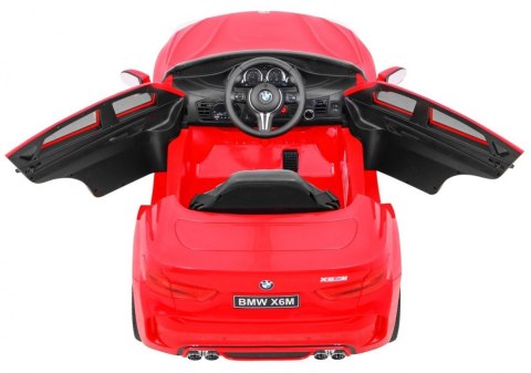 BMW X6M Elektryczne Autko dla dzieci - Czerwony SUV + Pilot BMW X6M Elektryczne Autko dla dzieci - Czerwony SUV + Pilot