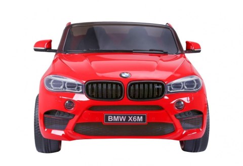 BMW X6M XXL dla 2 dzieci Czerwony SUV + Pilot + Ekoskóra BMW X6M XXL dla 2 dzieci Czerwony SUV + Pilot + Ekoskóra