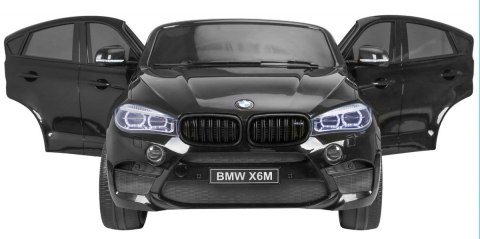 BMW X6M XXL dla 2 dzieci Lakier Czarny SUV + Pilot + Ekoskóra BMW X6M XXL dla 2 dzieci Lakier Czarny SUV + Pilot + Ekoskóra