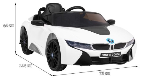 BMW I8 Lift Auto na akumulator Biały + Pilot BMW I8 Lift Auto na akumulator Biały + Pilot