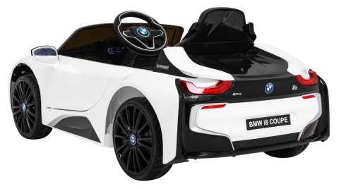 BMW I8 Lift Auto na akumulator Biały + Pilot BMW I8 Lift Auto na akumulator Biały + Pilot