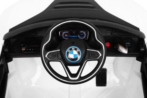 BMW I8 Lift Auto na akumulator Biały + Pilot BMW I8 Lift Auto na akumulator Biały + Pilot