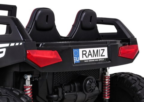 Buggy Clash na akumulator dla 2 dzieci Czarny + Pilot + Napęd 4x4 + Regulacja siedzenia + Radio MP3 + LED Buggy Clash na akumulator dla 2 dzieci Czarny + Pilot + Napęd 4x4 + Regulacja siedzenia + Radio MP3 + LED