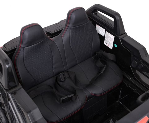 Buggy Clash na akumulator dla 2 dzieci Czarny + Pilot + Napęd 4x4 + Regulacja siedzenia + Radio MP3 + LED Buggy Clash na akumulator dla 2 dzieci Czarny + Pilot + Napęd 4x4 + Regulacja siedzenia + Radio MP3 + LED