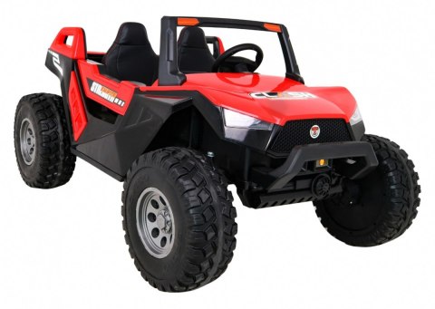 Buggy Clash na akumulator dla 2 dzieci Czerwony + Pilot + Napęd 4x4 + Regulacja siedzenia + Radio MP3 + LED Buggy Clash na akumulator dla 2 dzieci Czerwony + Pilot + Napęd 4x4 + Regulacja siedzenia + Radio MP3 + LED