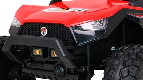 Buggy Clash na akumulator dla 2 dzieci Czerwony + Pilot + Napęd 4x4 + Regulacja siedzenia + Radio MP3 + LED Buggy Clash na akumulator dla 2 dzieci Czerwony + Pilot + Napęd 4x4 + Regulacja siedzenia + Radio MP3 + LED