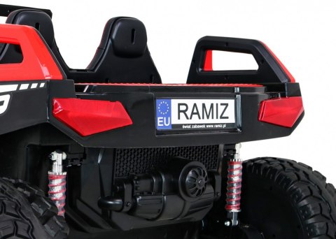 Buggy Clash na akumulator dla 2 dzieci Czerwony + Pilot + Napęd 4x4 + Regulacja siedzenia + Radio MP3 + LED Buggy Clash na akumulator dla 2 dzieci Czerwony + Pilot + Napęd 4x4 + Regulacja siedzenia + Radio MP3 + LED