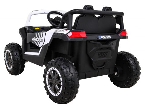 Buggy UTV 2000M Racing Auto na akumulator Biały + MP3 Dźwięki Światła + Pilot + Wolny Start Buggy UTV 2000M Racing Auto na akumulator Biały + MP3 Dźwięki Światła + Pilot + Wolny Start