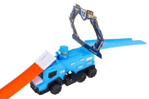 Ekstramalny tor wyścigowy dla dzieci 3+ Autko zmieniające kolor + 2 pętle + wyrzutnia Ekstramalny tor wyścigowy dla dzieci 3+ Autko zmieniające kolor + 2 pętle + wyrzutnia