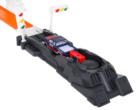 Ekstramalny tor wyścigowy dla dzieci 3+ Autko zmieniające kolor + 2 pętle + wyrzutnia Ekstramalny tor wyścigowy dla dzieci 3+ Autko zmieniające kolor + 2 pętle + wyrzutnia