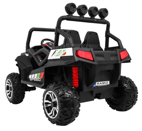 Grand Buggy Strong Lift dla dzieci Biały + Napęd 4x4 + Pilot + Bagażnik + Radio MP3 + LED Grand Buggy Strong Lift dla dzieci Biały + Napęd 4x4 + Pilot + Bagażnik + Radio MP3 + LED