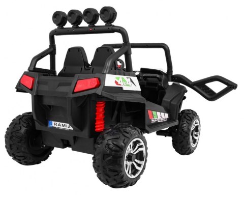 Grand Buggy Strong Lift dla dzieci Biały + Napęd 4x4 + Pilot + Bagażnik + Radio MP3 + LED Grand Buggy Strong Lift dla dzieci Biały + Napęd 4x4 + Pilot + Bagażnik + Radio MP3 + LED
